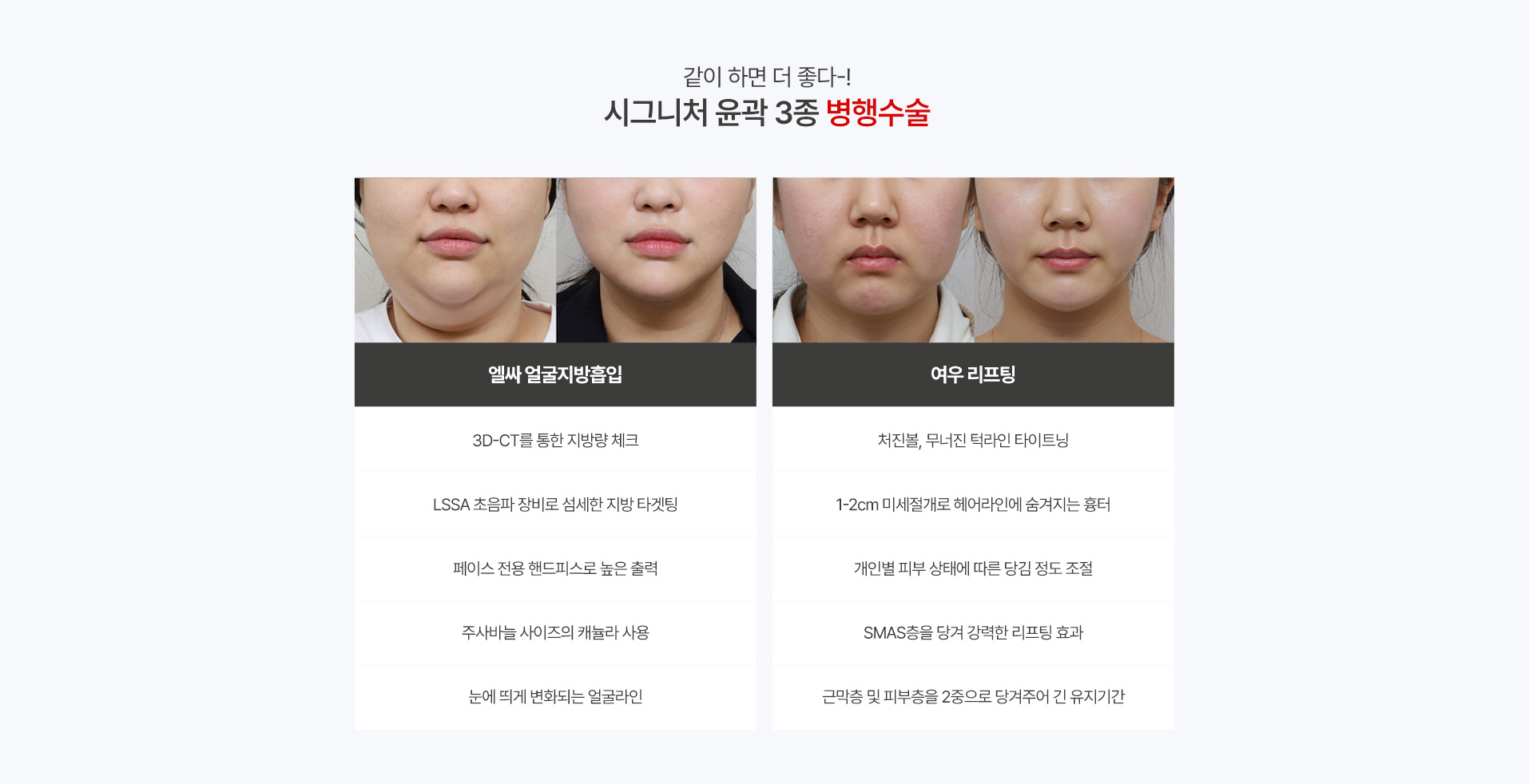 시그니처 윤곽패키지