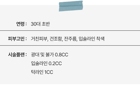 에이탑성형외과 내 피부 상태에 맞게 설계하는 스킨바이브 표